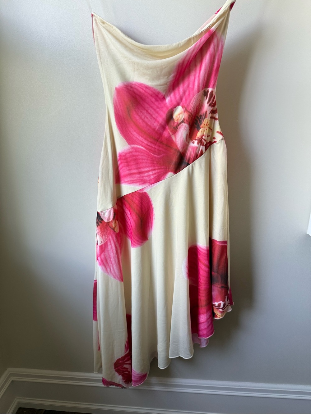 NWT PEPPEROMAYO Mariposa Midi Dress Floral Asymmetrical Ethereal Soft Girl 4 - Picture 2 of 8